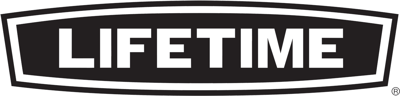 Lifetime outdoor storage sheds and swing sets brand logo