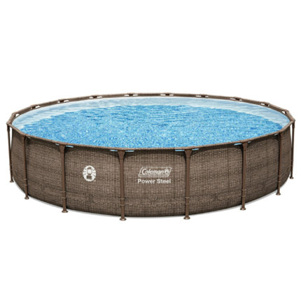 Coleman Power Steel 18 ft. x 48 in. Round Above Ground Pool Set