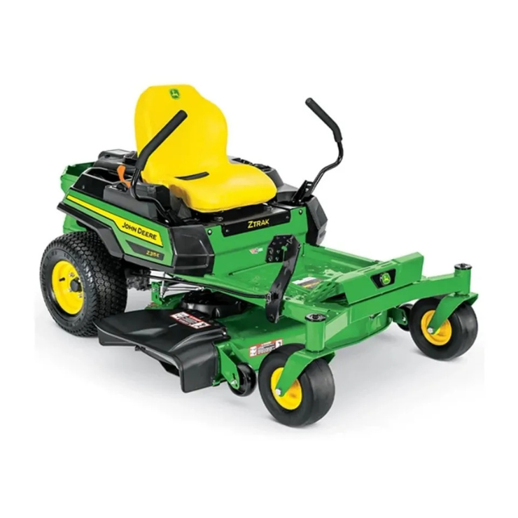 889818049254 Main John Deere ZTrak zero-turn lawn mower with yellow seat