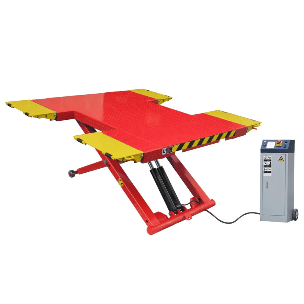 Amgo Hydraulics Em06 Portable Mid Rise Scissor Lift 6000 Lbs Main
