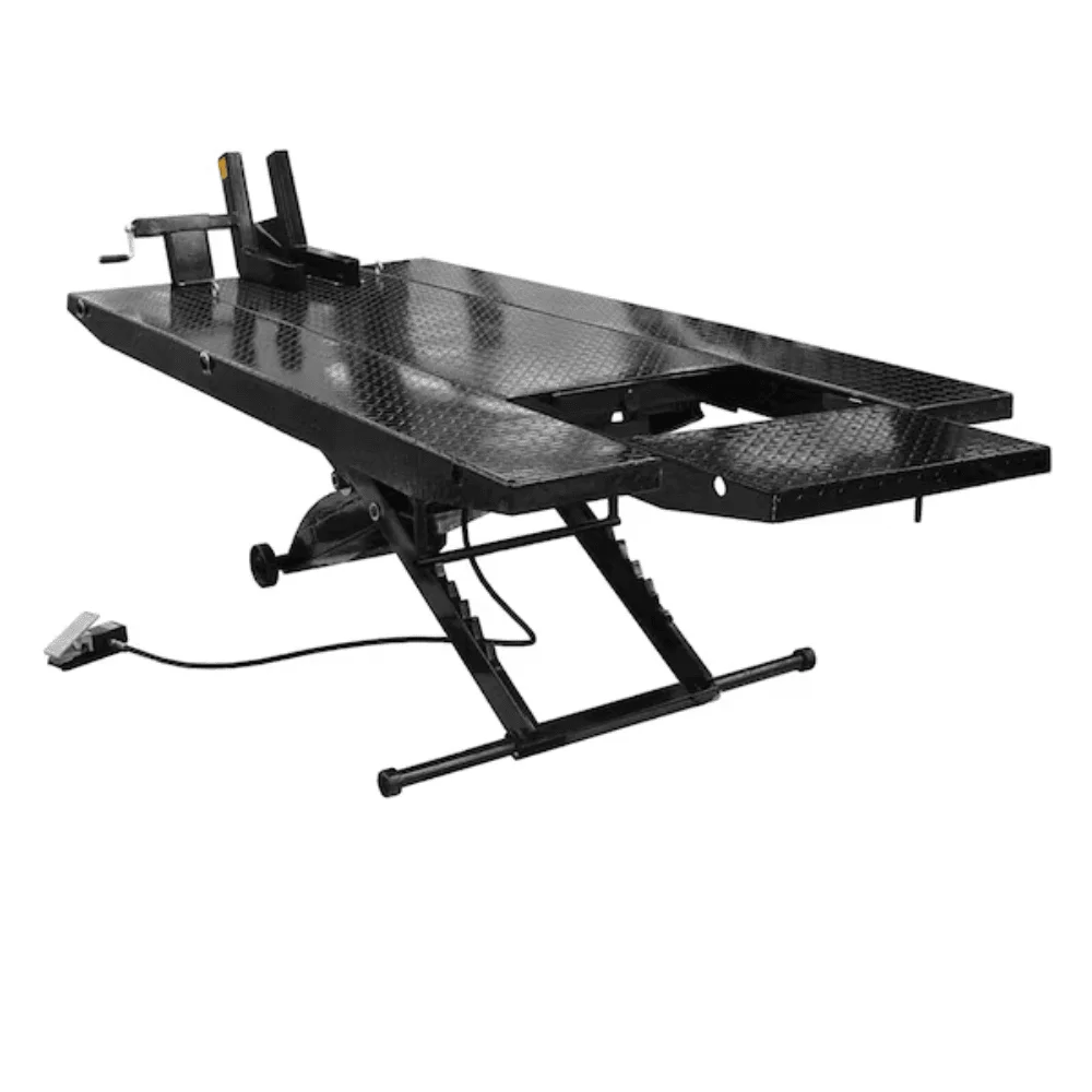 Atlas Motorcycle Lift W Side Extension Kit Main