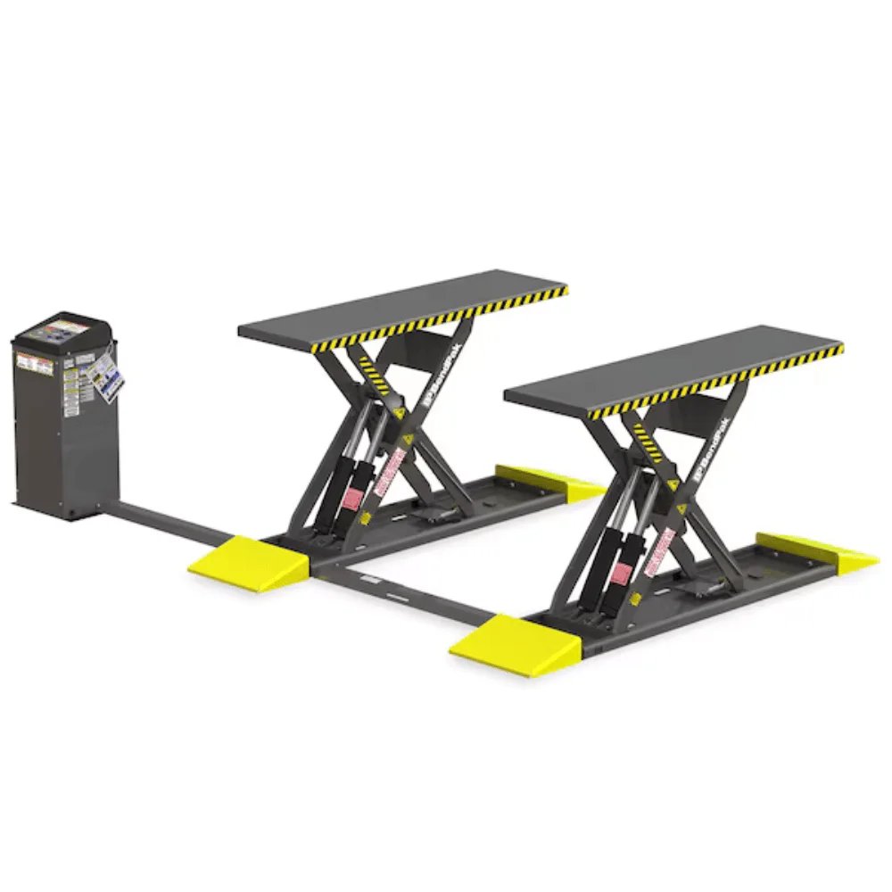 Bendpak Mds 6lp Mid Rise Open Center Lift 6000 Lb Capacity Mid Rise Scissor Lift Open Center Main