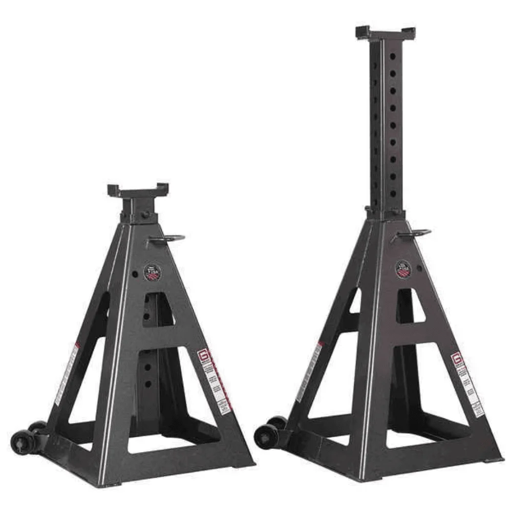 Tall Vehicle Stands 35 Ton Capacity Pair Main